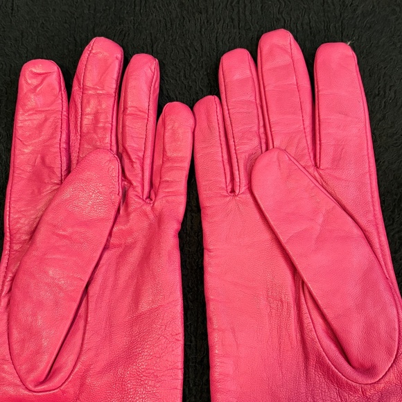 Rare Vintage Anne Klein Pink Elbow Length Gloves - Picture 4 of 10